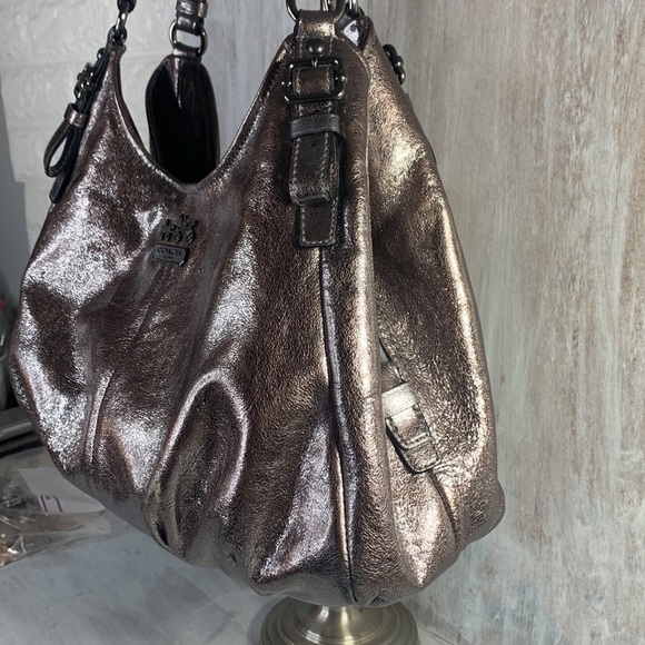 Coach Bag Madison metallic hobo handbag - Picture 2 of 9